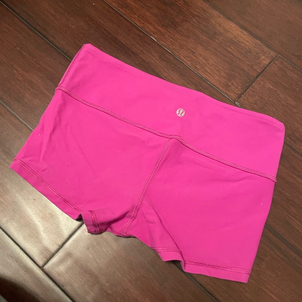 Lululemon Magenta Shorts
